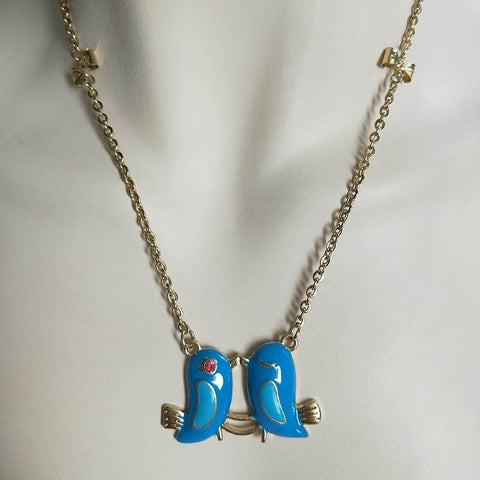 Blue Bird Necklace