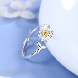 Sterling Silver Chrysanthemum Ring