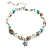 Shell Anklet Beads Starfish Anklet  Foot Boho Jewelry